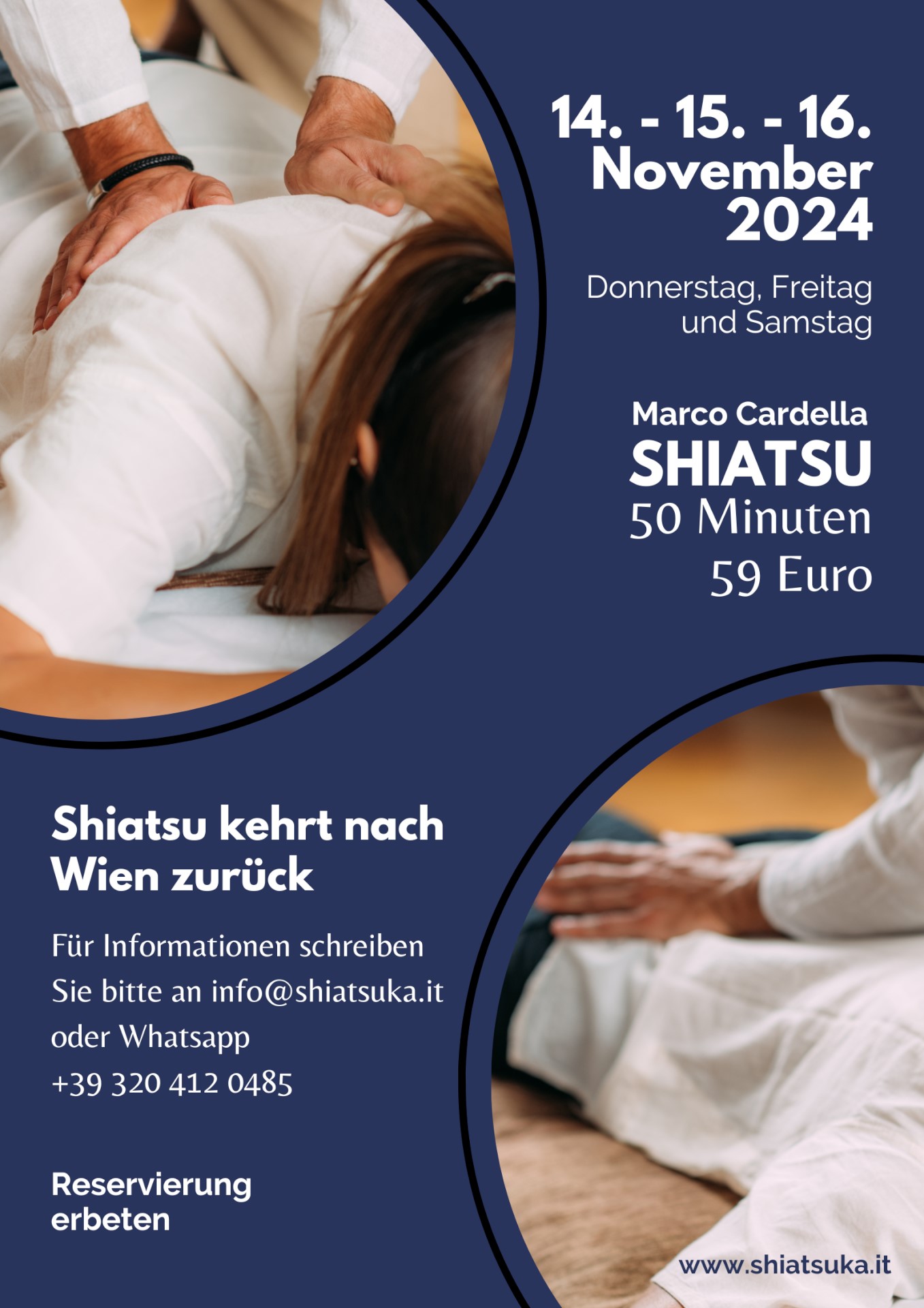 Locandina shiatsu Vienna 2024.11.14-15-16 new